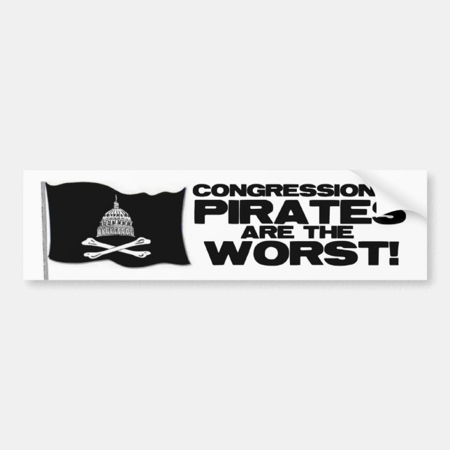 Congressional Pirates Bumper Sticker (Front)