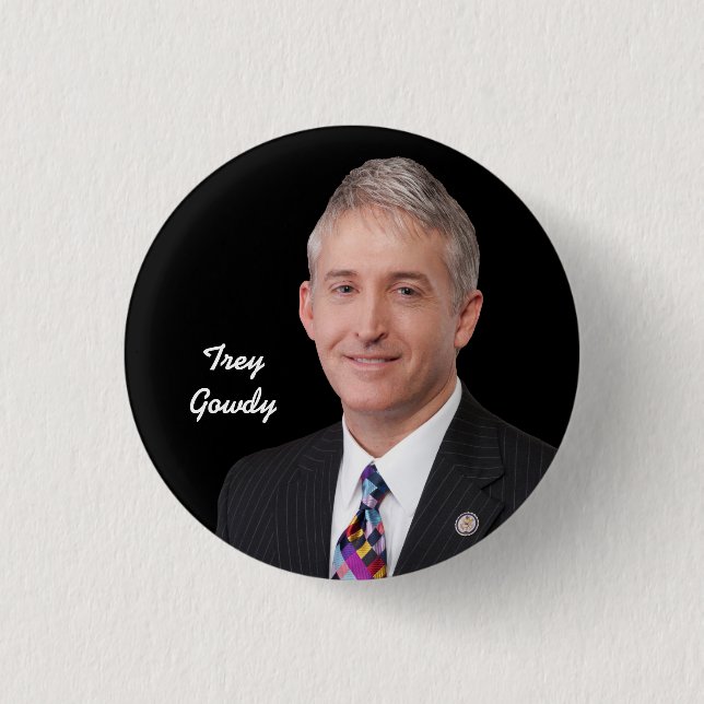 Congressman Trey Gowdy 1 Inch Round Button (Front)