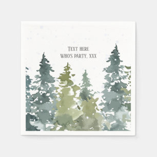 Conifer, Pine Tree, Evergreen Napkin