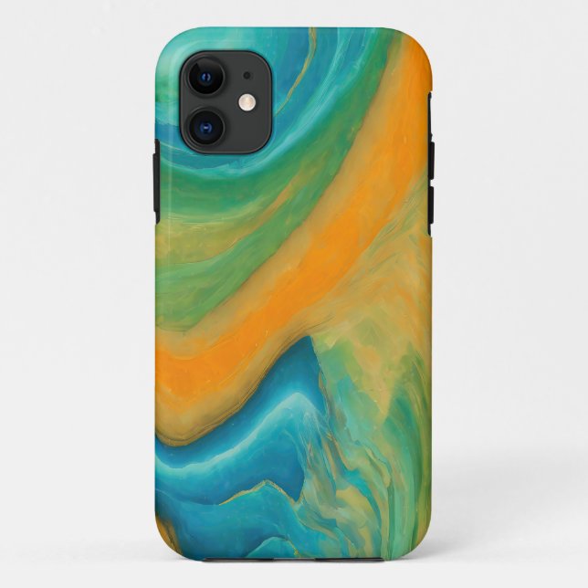 “Conil”. A Colourful Abstract Blend Case-Mate iPhone Case (Back)
