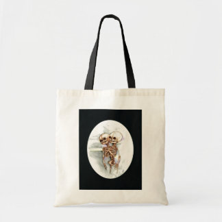 conjoined fetal skeleton tote bag