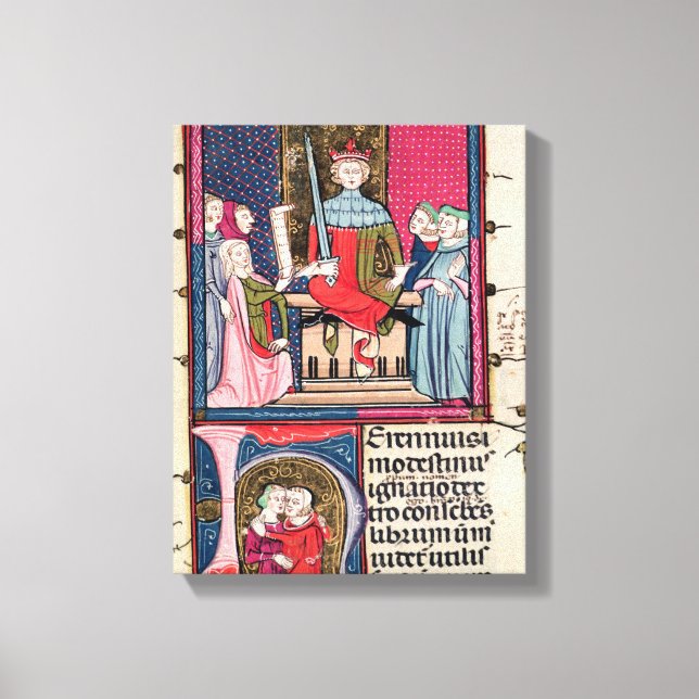 Conjugal Law, an adulterous wife appearing Canvas Print (Front)