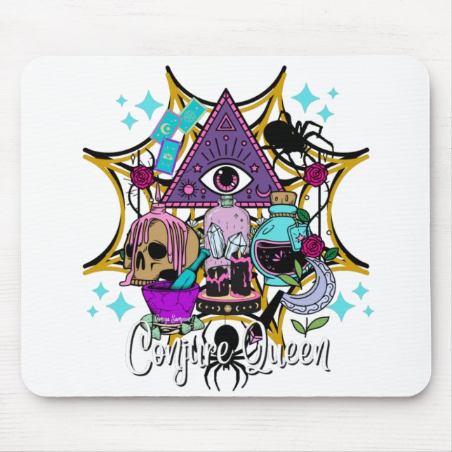 Conjure Queen Mouse Pad (Front)