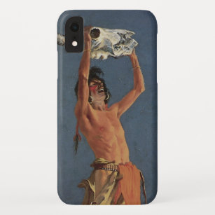 Conjuring Back the Buffalo by Frederic Remington iPhone XR Case