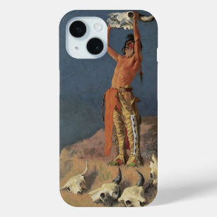 Conjuring Back the Buffalo by Frederic Remington iPhone 15 Case