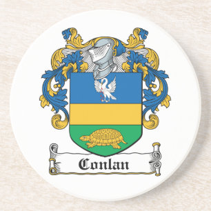 Conlan Family Crest Coaster