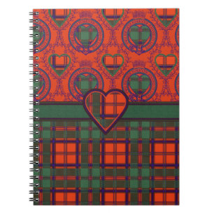Conley clan Plaid Scottish kilt tartan Notebook