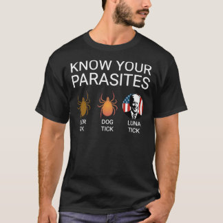Connaissez vos parasites Anti Joe Biden T-Shirt