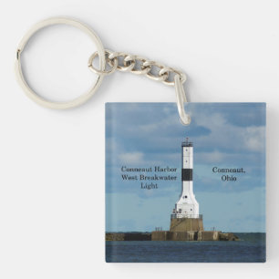 Conneaut Harbour West Bkw Light acrylic key chain