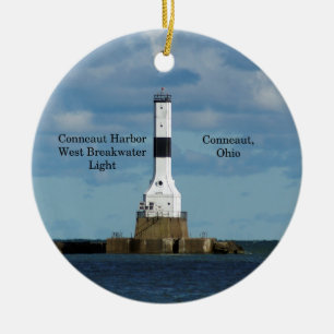 Conneaut Harbour West Breakwater Light ornament