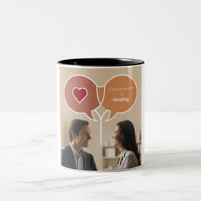 Connect & Heal : Mug inspirationnelle (Centre)