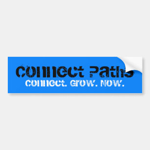 Connect Paths Bumper Sticker