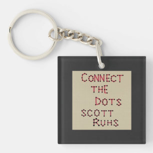 Connect The Dots Cover Art Keychain