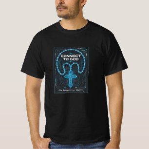 Connect To God Conservative Christian T-Shirt