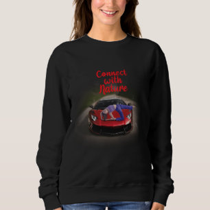 Connect With Nature Awesome Yoga Pose Graphic Sweatshirt