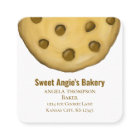 Connect With Us | QR Code Simple Bakery Cookie 