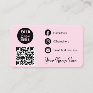 Connect with us   Social Media QR Business Card
