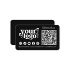Connect with us Social Media QR Code Black