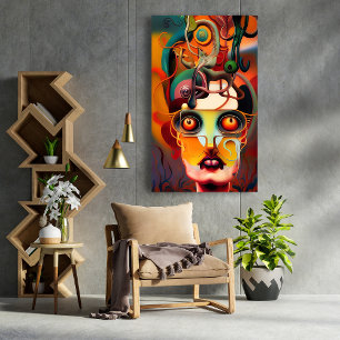 Connected Canvas Print