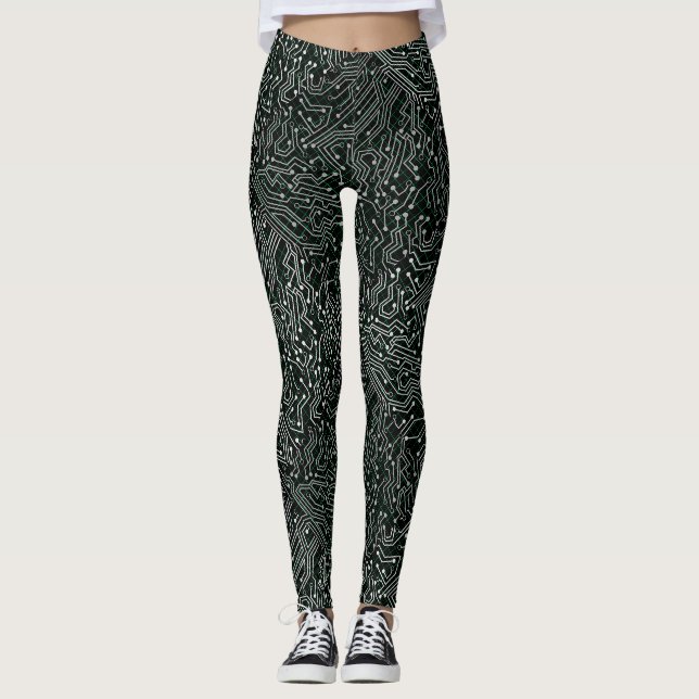 Connected Circuit A.b Black BG Leggings (Front)