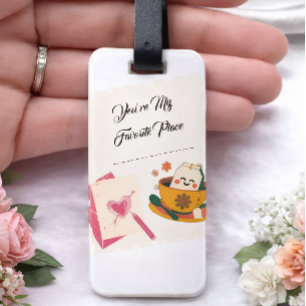 Connected Hearts Valentine Gifts for Everyone 2026 Luggage Tag