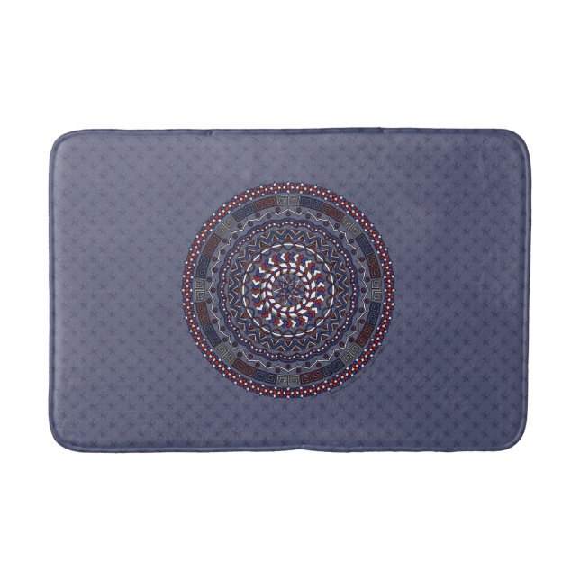 Connected Independence Day Bath Mat (Front)