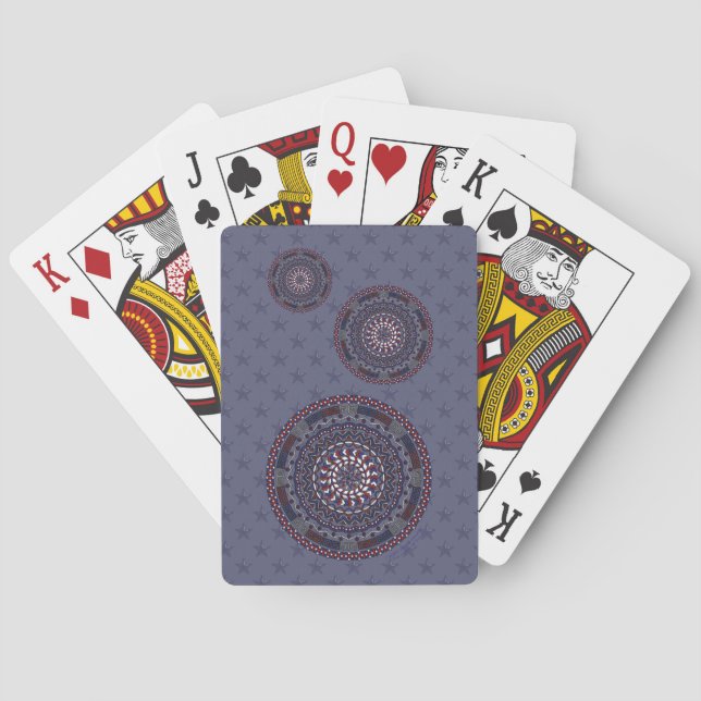 Connected Independence Day Classic Playing Cards (Back)