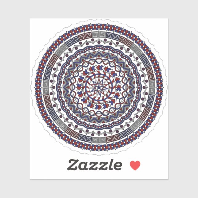 Connected Independence Day Contour Sticker (Sheet)