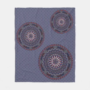 Connected Independence Day Fleece Blanket