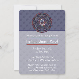 Connected Independence Day Party Invitation
