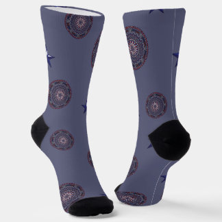 Connected Independence Day Socks