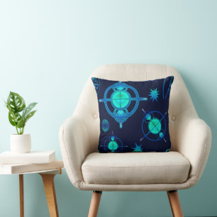 Connected Minds Pattern Throw Pillow
