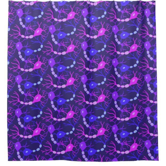 Connected Neurons Neon Purple (Front)