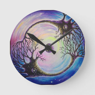 Connected neurons round clock