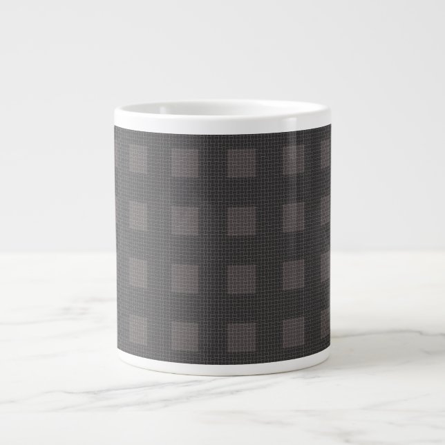 Connected Noted Pattern 01 Large Coffee Mug (Front)