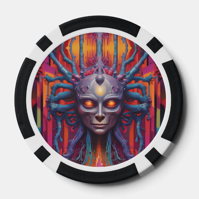 Connected to the New Reality Poker Chips (Back)