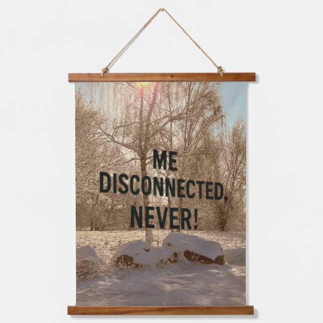 Connected to the Wild Hanging Tapestry (Front)