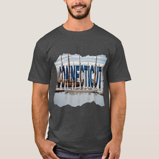 CONNECTICUT 24 1 Oversized T-Shirt (Front)