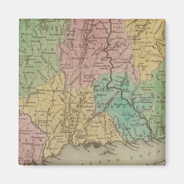 Connecticut 3 magnet (Front)