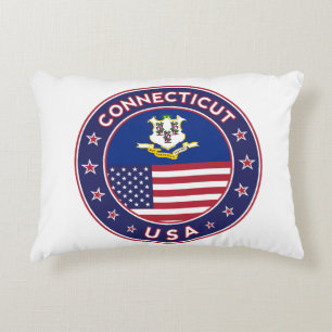 Connecticut accent pillow