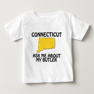 Connecticut - Ask Me About My Butler Baby T-Shirt