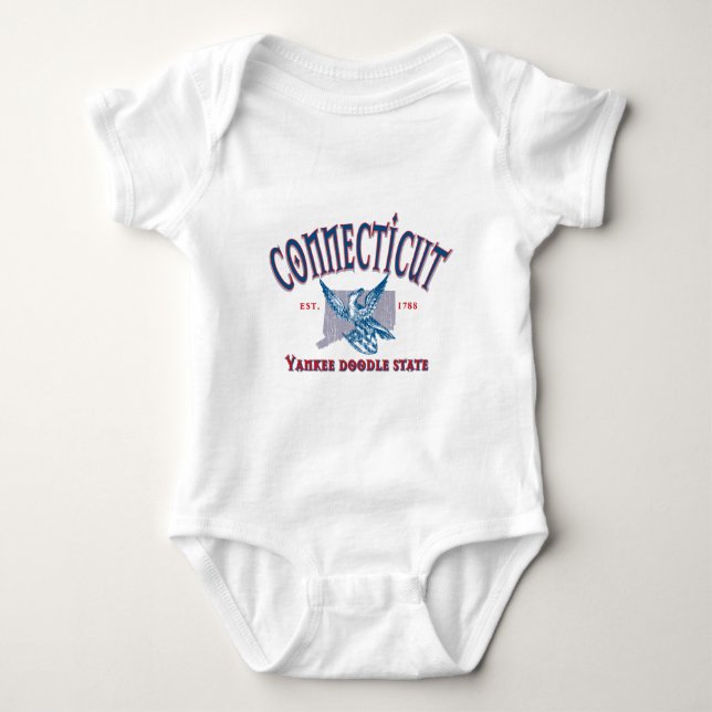 Connecticut Baby Bodysuit (Front)