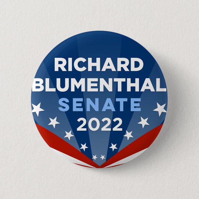 Connecticut Blumenthal for Senate 2022 2 Inch Round Button (Front)