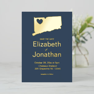 Connecticut Carte Destination Mariage