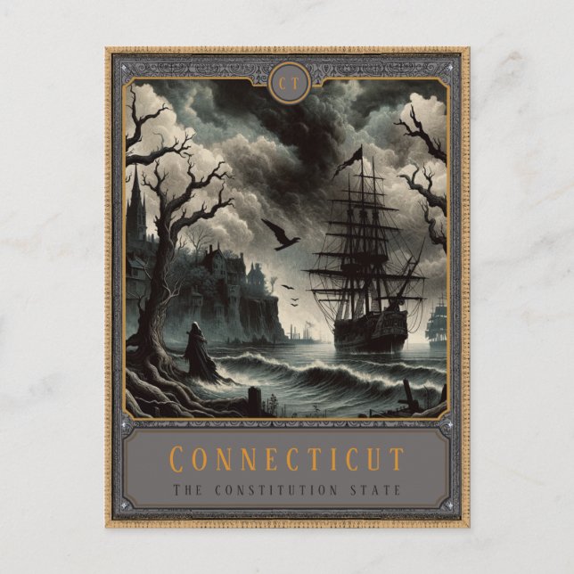 Connecticut | Carte postale Art gothique (Devant)