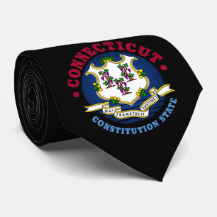CONNECTICUT CONSTITUTION STATE FLAG TIE