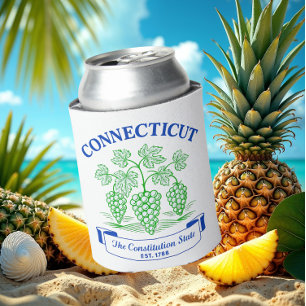 Connecticut Constitution State Grapes Can Cooler