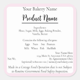 Connecticut Cottage Food Business Baking Étiquette