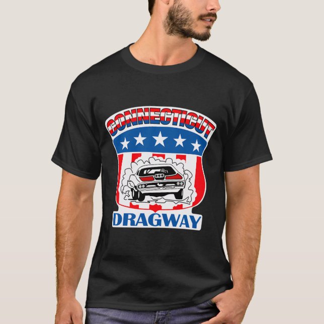 Connecticut Dragway  T-Shirt (Front)