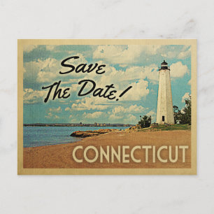 Connecticut Enregistrer La Date Cartes Postales Vi